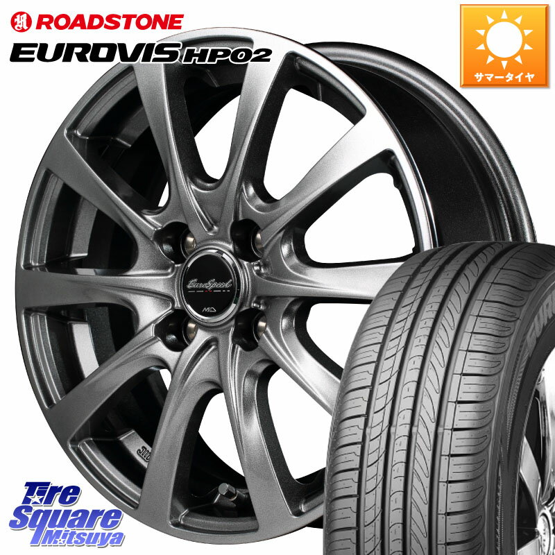 MANARAY MID EuroSpeed F10 ۥ 4 15 15 X 4.5J +45 4 100 ROADSTONE ɥȡ EUROVIS HP02 ޡ 165/60R15 ϥ顼 ꥪ ǥꥫߥ