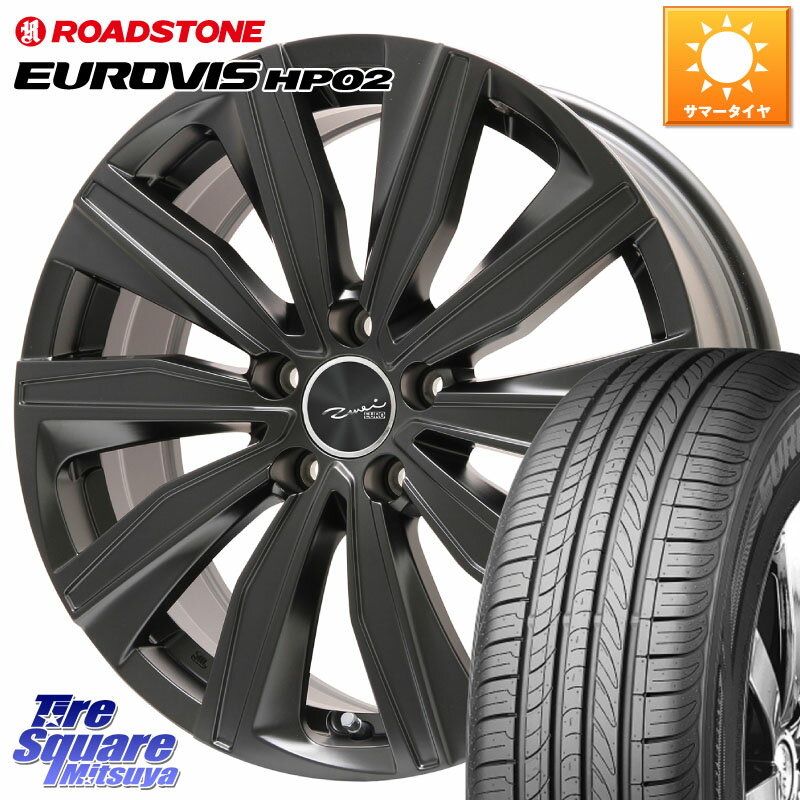 KYOHO EURO ZWEI ツヴァイ FK-10 ブラック 15 X 6.0J(AUDI A1 GBD) +38 5穴 100 ROADSTONE ロードストーン EUROVIS HP02 サマータイヤ 185/65R15 アウディA1