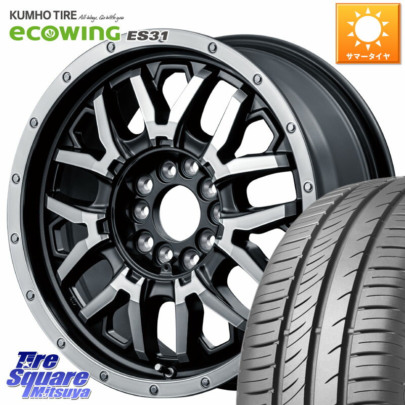 MANARAY NITRO POWER ʥȥѥ M27 GRENADE ͡ 5ۡޥ 17 X 7.0J +40 5 114.3 KUMHO ecoWING ES31  ޡ 195/60R17