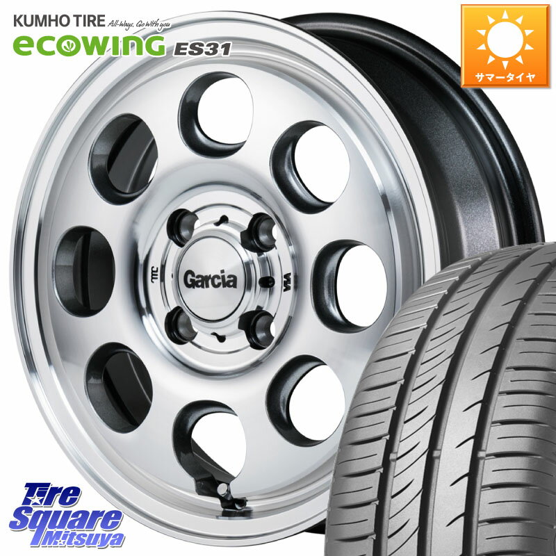 MANARAY MID Garcia Palm8 륷 ѡ8 ۥ 14 14 X 4.5J +45 4 100 KUMHO ecoWING ES31  ޡ 155/65R14