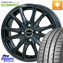 HotStuff WAREN W05 ヴァーレン ホイール14インチ 14 X 5.5J 38 4穴 100 KUMHO ecoWING ES31 エコウィング サマータイヤ 185/70R14 アクア ノート