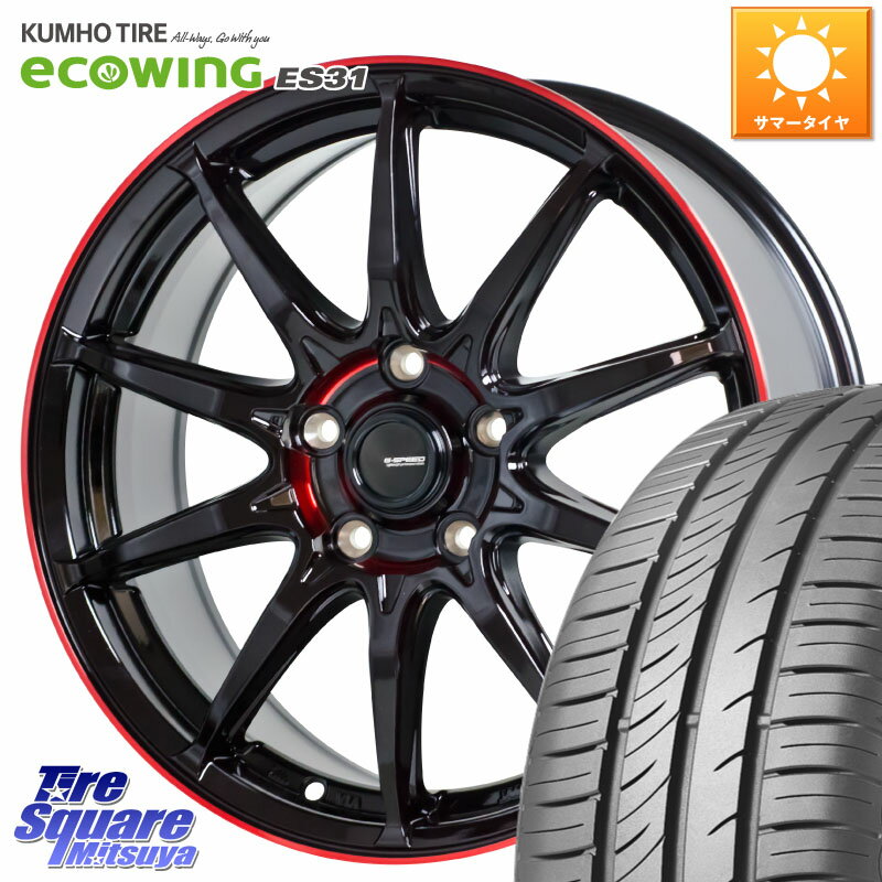 HotStuff ߷ G.SPEED P-05R P05R RED ۥ 16 16 X 6.5J +53 5 114.3 KUMHO ecoWING ES31  ޡ 195/60R16 VOXY