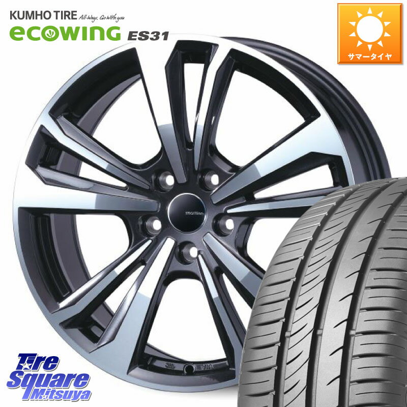 TARGA smartline365 15 X 6.0J(AUDI A1 GBD) +38 5穴 100 KUMHO ecoWING ES31 エコウィング サマータイヤ 185/65R15 アウディA1