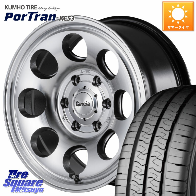 MANARAY MID Garcia Palm8 륷 ѡ8 ۥ 15 15 X 6.0J +33 6 139.7 KUMHO PorTran KC53 ݡȥ ޡ 107/105 195/80R15 107*105 ϥ 200