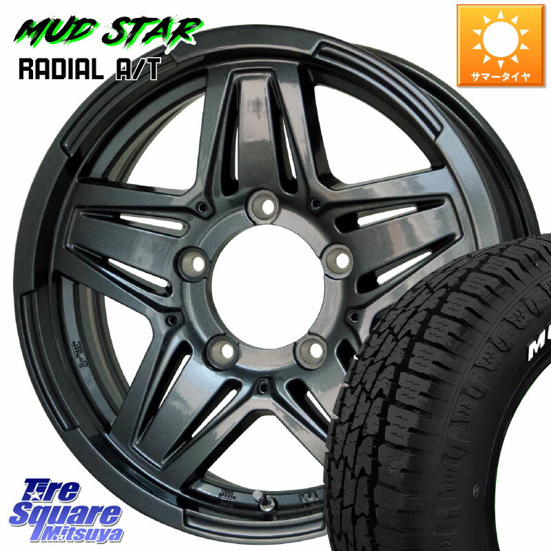 HotStuff ޥåɥ JB-01 JB01 (GM) ۥ 16 16 X 5.5J +20 5 139.7 MUDSTAR ޥåɥRADIAL AT A/T ۥ磻ȥ쥿 215/65R16 109*107 ˡ