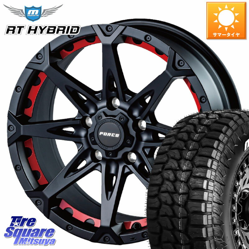 FORCE ե DENALI ǥʥ꡼ BK 17 17 X 7.5J +38 5 127 MONSTA TIRE RT HYBRID RT R/T ϥ֥å ۥ磻ȥ쥿 285/70R17  󥰥顼 JK JL