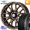 WEDS 41140 マッドヴァンス MUD VANCE 08 ホイール 16インチ 16 X 5.5J +22 5穴 139.7 MONSTA TIRE RT HYBRID RT R/T ハイブリット ホワイトレター 215/65R16 ジムニー