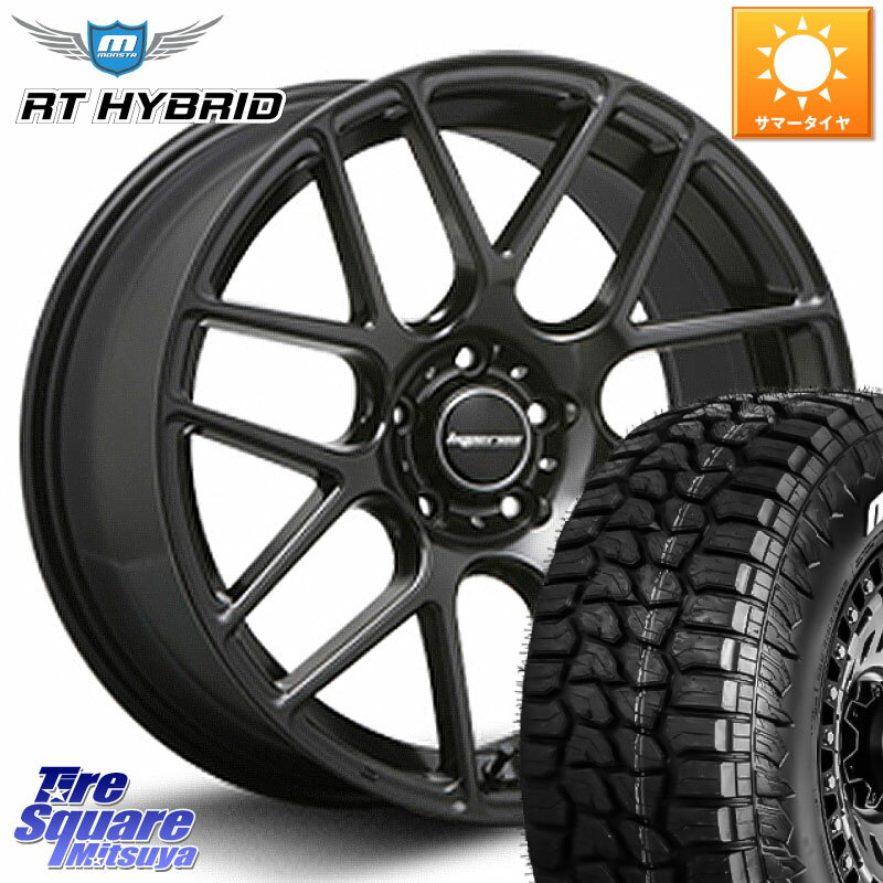 MLJ hyperion ハイペリオン CVM ホイール 20インチ 20 X 8.5J +45 5穴 114.3 MONSTA TIRE RT HYBRID RT R/T ハイブリット ホワイトレター 265/50R20