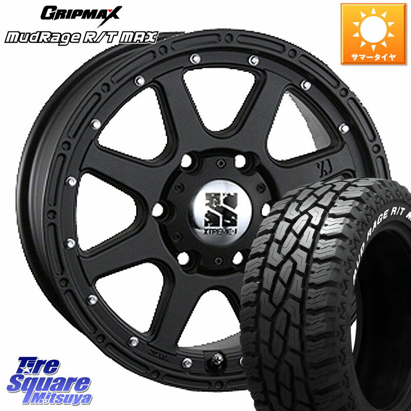 MLJ XTREME-J エクストリームJ ホイール 18インチ 18 X 8.0J(US) +25 6穴 139.7 GRIPMAX MUD Rage RT R/T MAX ホワイトレター 265/60R18