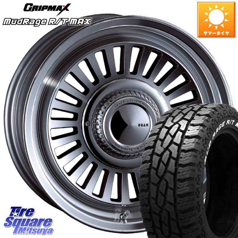 CRIMSON DEAN California カリフォルニア 16 X 7.0J +25 6穴 139.7 GRIPMAX MUD Rage RT R/T MAX ホワイトレター 265/70R16