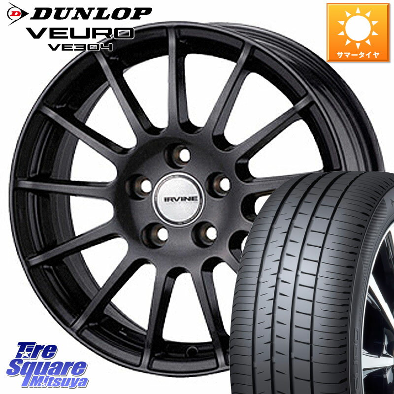 WEDS IR88040R/6G å IRVINE F01 ۥ 18 18 X 8.0J(MB C238) +40 5 112 DUNLOP å VEURO VE304 ޡ 245/45R18 륻ǥ٥ E饹