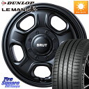 BRUT ブルート BR-33 BR33 ホイール 14インチ 14 X 4.5J +45 4穴 100 DUNLOP ダンロップ LEMANS5+ ルマンV+ 165/55R14 ゼスト