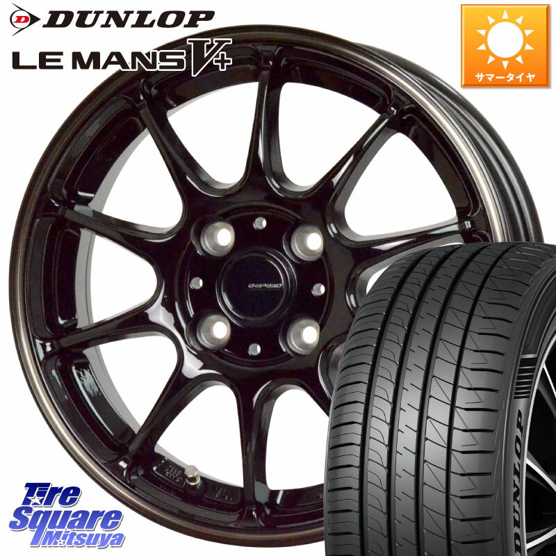 HotStuff G・SPEED P-07 ジー・スピード ホイール 14インチ 14 X 4.5J +45 4穴 100 DUNLOP ダンロップ LEMANS5+ ルマンV+ 165/55R14 ゼスト