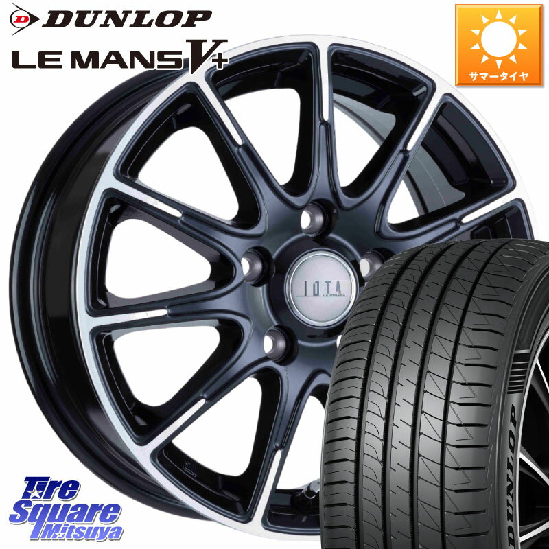 阿部商会 TIRADO IOTA イオタ ホイール 16インチ 16 X 6.0J +40 5穴 100 DUNLOP ダンロップ LEMANS5+ ..