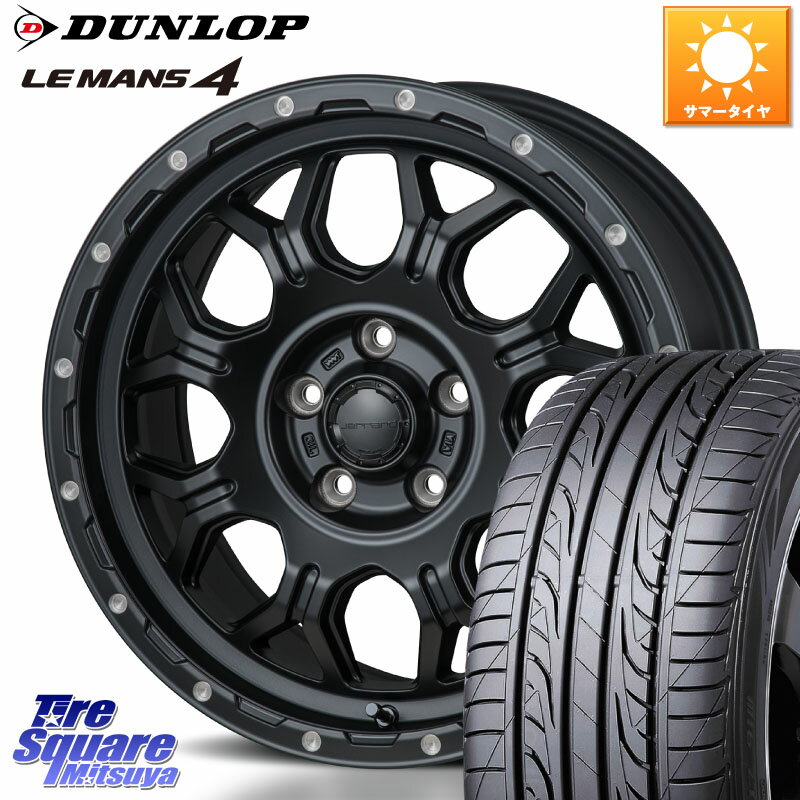 MONZA HI-BLOCK JERRARD ホイール 4本 16インチ 16 X 7.0J +35 5穴 114.3 DUNLOP ダンロップ LEMANS 4 ルマン4 LM704 サマータイヤ 225/60R16