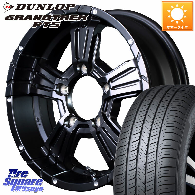 MANARAY MID ナイトロパワー CROSS CLAW ホイール 16インチ 16 X 5.5J +20 5穴 139.7 DUNLOP ダンロップ GRANDTREK PT5 グラントレック サマータイヤ 175/80R16 ジムニー