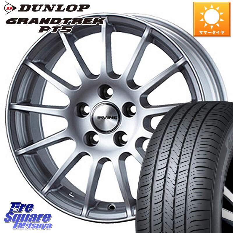 WEDS IR98538R/6 ウェッズ IRVINE F01 ホイール 19インチ 19 X 8.5J(MB X253) +38 5穴 112 DUNLOP ダンロップ GRANDTREK PT5 グラントレック サマータイヤ 235/55R19 メルセデスベンツ GLC(X253)