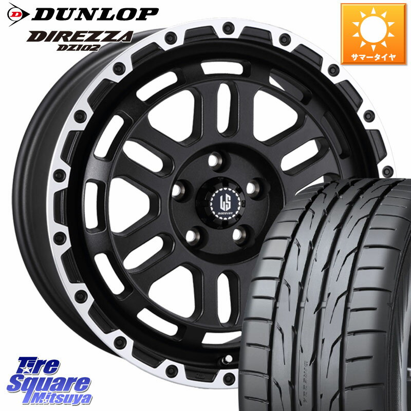 阿部商会 LA STRADA DISCOVER ホイール 16インチ 16 X 7.0J +40 5穴 114.3 DUNLOP ダンロップ ディレッツァ DZ102 DIREZZA サマータイヤ 205/55R16 GRヤリスRSノーマルキャリパー