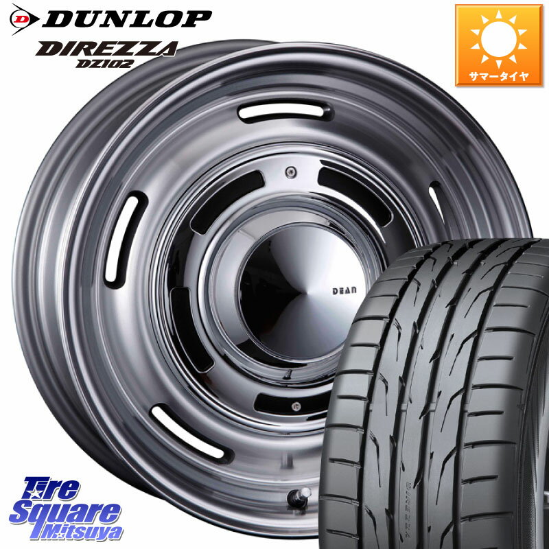 CRIMSON ディーン クロスカントリー グレー 17インチ 17 X 7.0J +47 5穴 114.3 DUNLOP ダンロップ ディレッツァ DZ102 DIREZZA サマータイヤ 205/50R17 セレナ インプレッサ セレナ