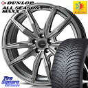 DUNLOP _bv ALL SEASON MAXX AS1 I[V[Y 225/45R18 MONZA R-VERSION BROCER zC[ 18C` 18 X 8.5J +53 5 114.3 WRX S4