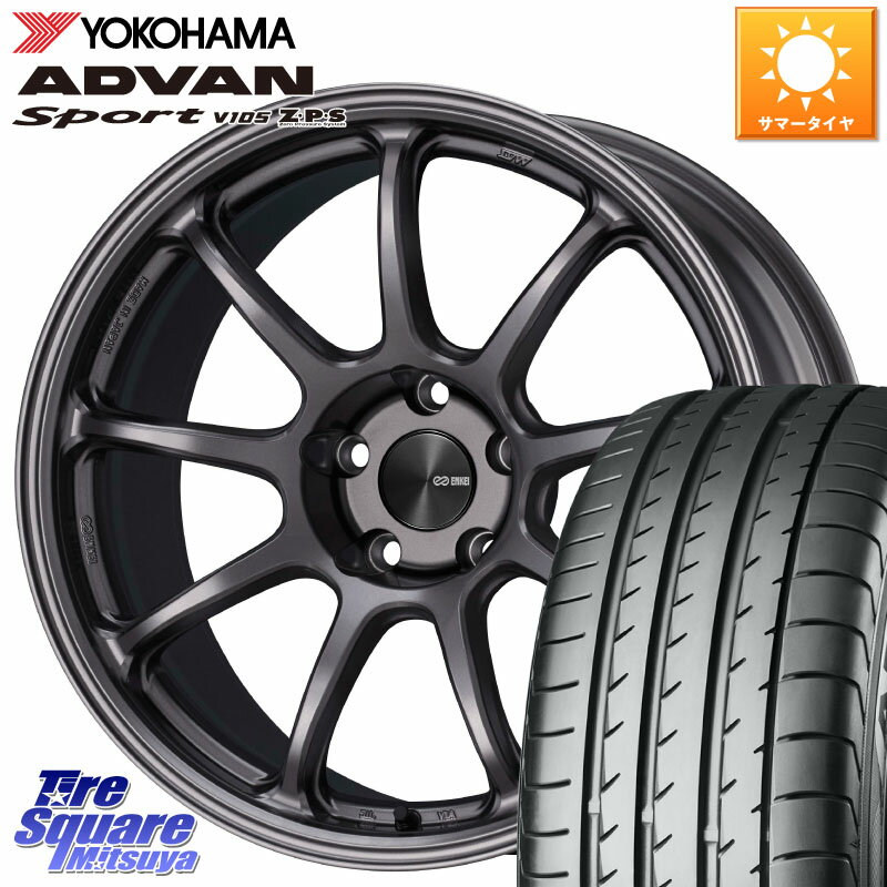 KYOHO ENKEI エンケイ PerformanceLine PF09 ホイール 4本 18インチ 18 X 8.5J +45 5穴 114.3 YOKOHAMA F7849 ヨコハマ ADVAN Sport V105 245/50R18