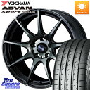 WEDS EFbY X|[c SA99R SA-99R WBC 18C` 18 X 8.5J +50 5 114.3 YOKOHAMA F9317 Rn} ADVAN Sport V105 MO 245/40R18 WRX S4 CvbT