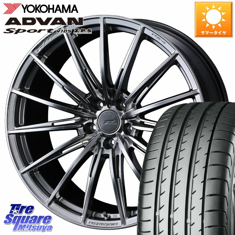 WEDS F ZERO FZ4 FZ-4 鍛造 FORGED 18インチ 18 X 7.5J +45 5穴 100 YOKOHAMA F9021 ヨコハマ ADVAN Sp..