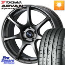 WEDS 74002 EFbY X|[c SA75R SA-75R 17C` 17 X 7.5J(86 Brembo) +48 5 100 YOKOHAMA F6341 Rn} ADVAN Sport V105 225/45R17 86 u{Lp[Ή