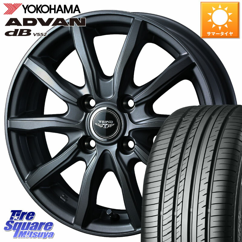 WEDS TEAD SH ò ۥ 15 15 X 5.5J +42 4 100 YOKOHAMA R2596 襳ϥ ADVAN dB V552 195/55R15