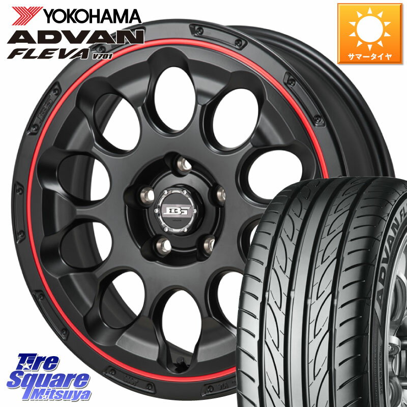 Japan三陽 ボトムガルシア CHRONO クロノ BKRED 17 X 7.0J +45 5穴 114.3 YOKOHAMA R0393 ヨコハマ ADVAN FLEVA V701 215/45R17 セレナ セレナ