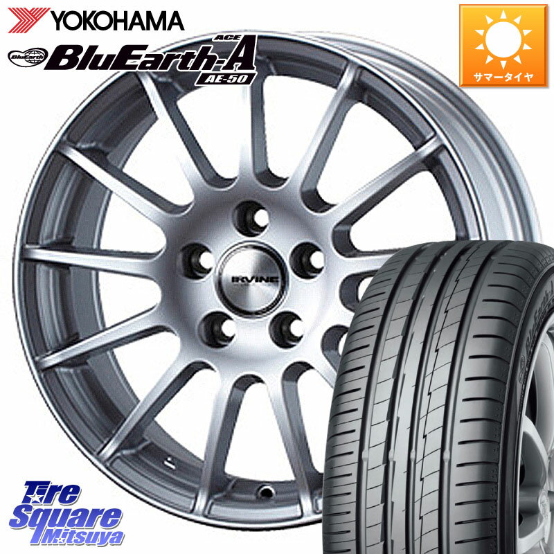 WEDS IR77547R/6 ウェッズ IRVINE F01 ホイール 17インチ 17 X 7.5J(MB X156) +47 5穴 112 YOKOHAMA F7181 ヨコハマ BluEarth-A AE50 215/60R17