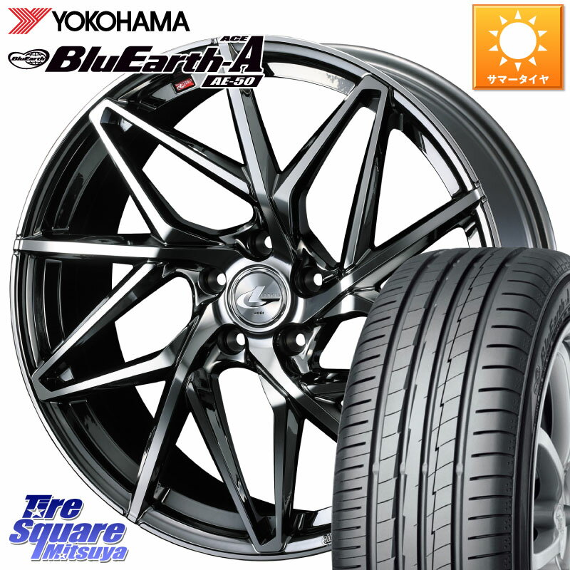 WEDS 40636 レオニス LEONIS IT 20インチ 20 X 8.5J +45 5穴 114.3 YOKOHAMA F5538 ヨコハマ BluEarth-A AE50 235/30R20