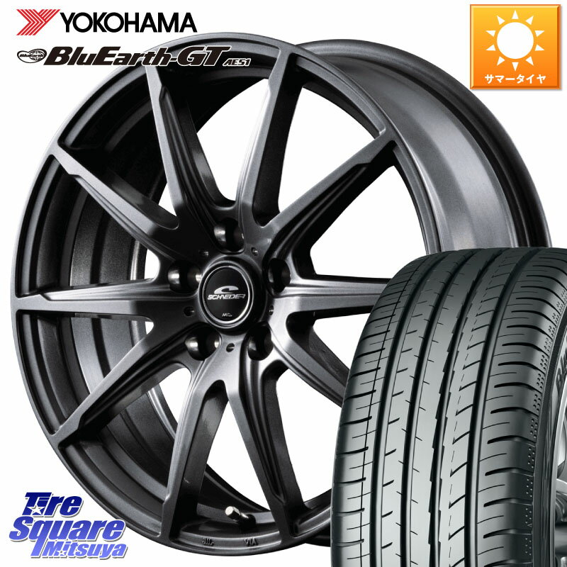 MANARAY MID SCHNEIDER ʥ SLS ۥ 16 16 X 6.5J +48 5 114.3 YOKOHAMA R6946 襳ϥ BluEarth-GT AE51 195/60R16  