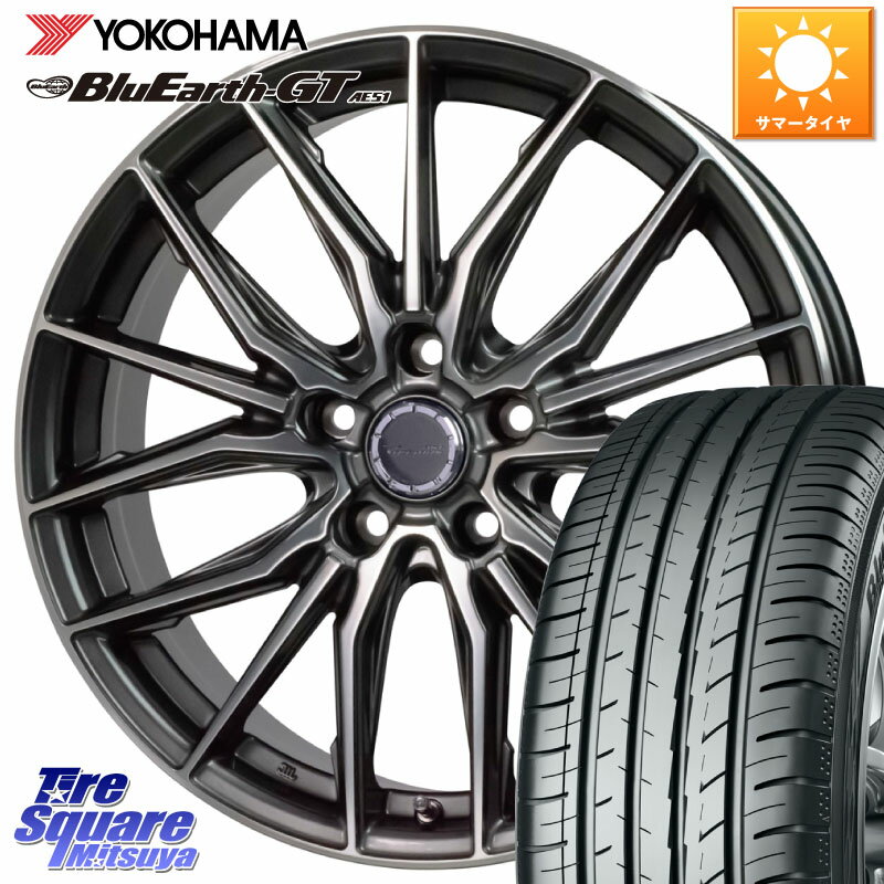 HotStuff Precious AST M4 プレシャス アスト M4 5H ホイール 19インチ 19 X 8.0J +35 5穴 114.3 YOKOHAMA R4594 ヨコハマ BluEarth-GT AE51 245/40R19 アルファード