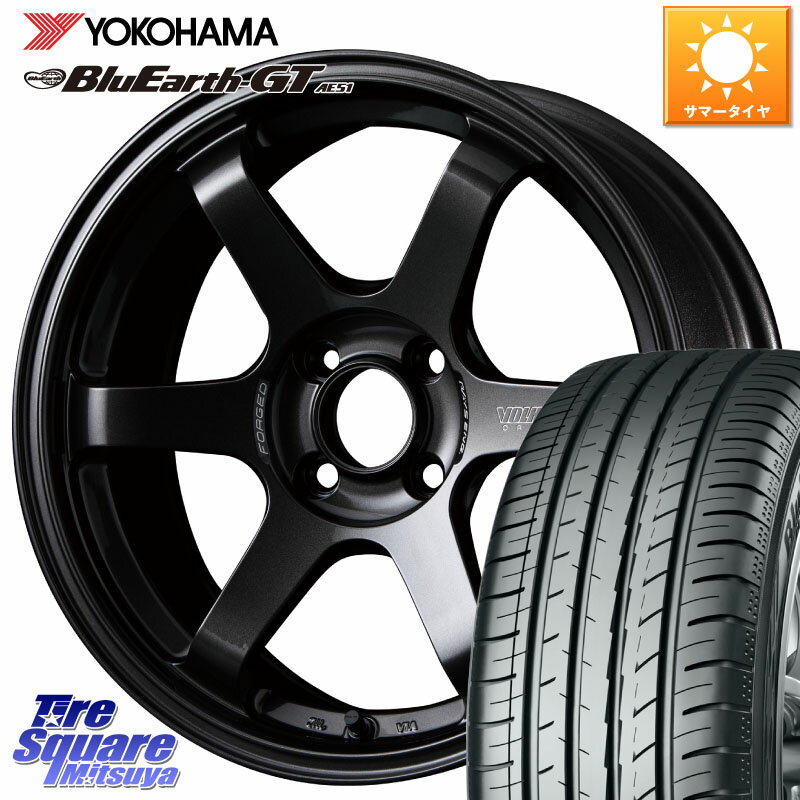 RAYS 【欠品次回9月末】 VOLK RACING TE37 SONIC TE37 ソニック ホイール 16インチ 16 X 6.5J +48 4穴 100 YOKOHAMA R4584 ヨコハマ BluEarth-GT AE51 205/50R16 アクア