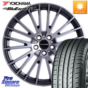 阿部商会 Euro desing CALWER ホイール 16インチ 16 X 7.0J(MB W205) +48 5穴 112 YOKOHAMA R4617 ヨコハマ BluEarth-GT AE51 225/55R16 メルセデスベンツ Cクラス