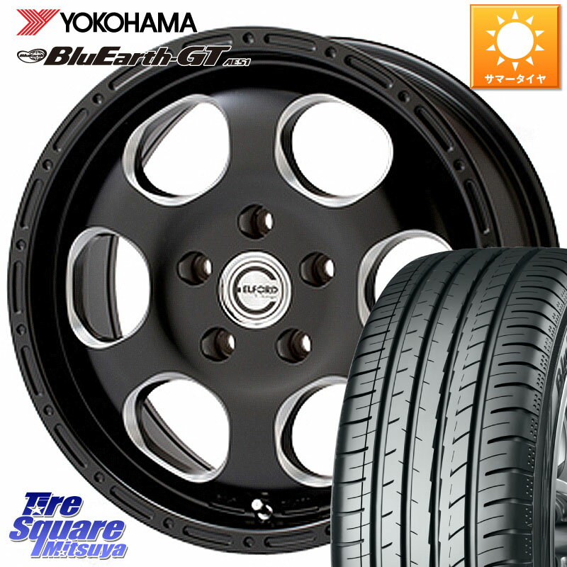 MEIWA Blood Stock One Piece ホイール 16インチ 16 X 7.0J +35 5穴 114.3 YOKOHAMA R4630 ヨコハマ BluEarth-GT AE51 215/60R16