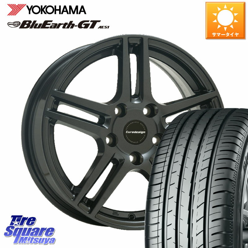  Eurodesign EIGER ۥ 15 15 X 6.0J(VW GOIFVARIANT AU) +43 5 112 YOKOHAMA R4574 襳ϥ BluEarth-GT AE51 195/65R15 ե륯 եꥢ