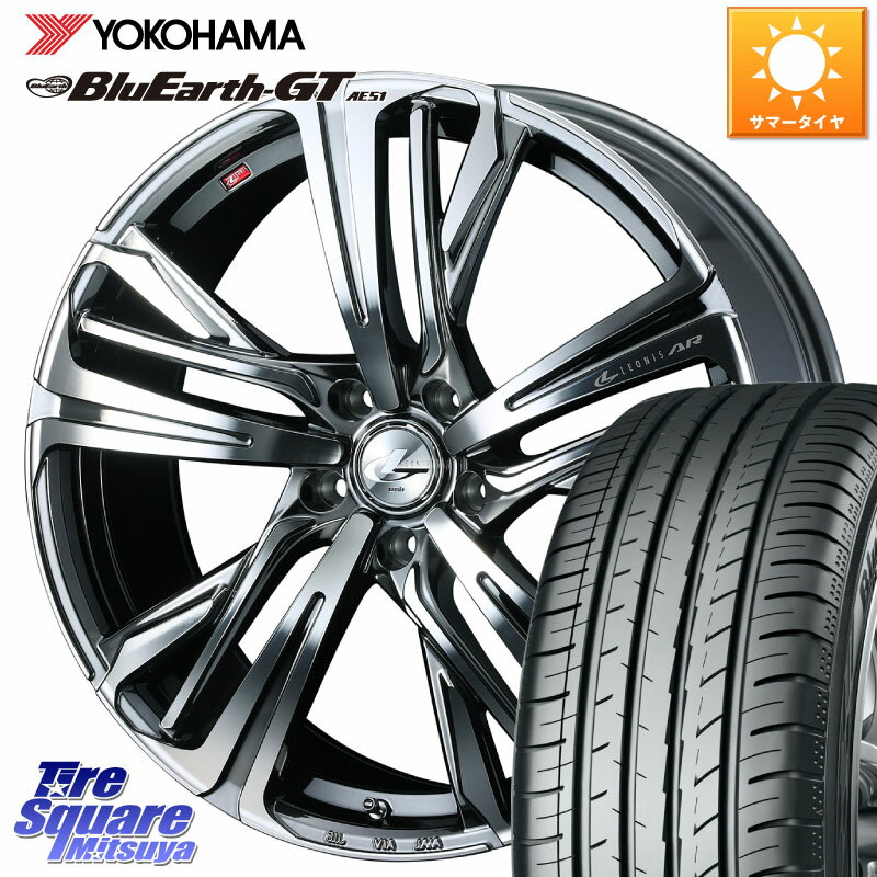 WEDS å 쥪˥ LEONIS AR BMCMC 17 17 X 6.5J +52 5 114.3 YOKOHAMA R4614 襳ϥ BluEarth-GT AE51 205/45R17 ե꡼