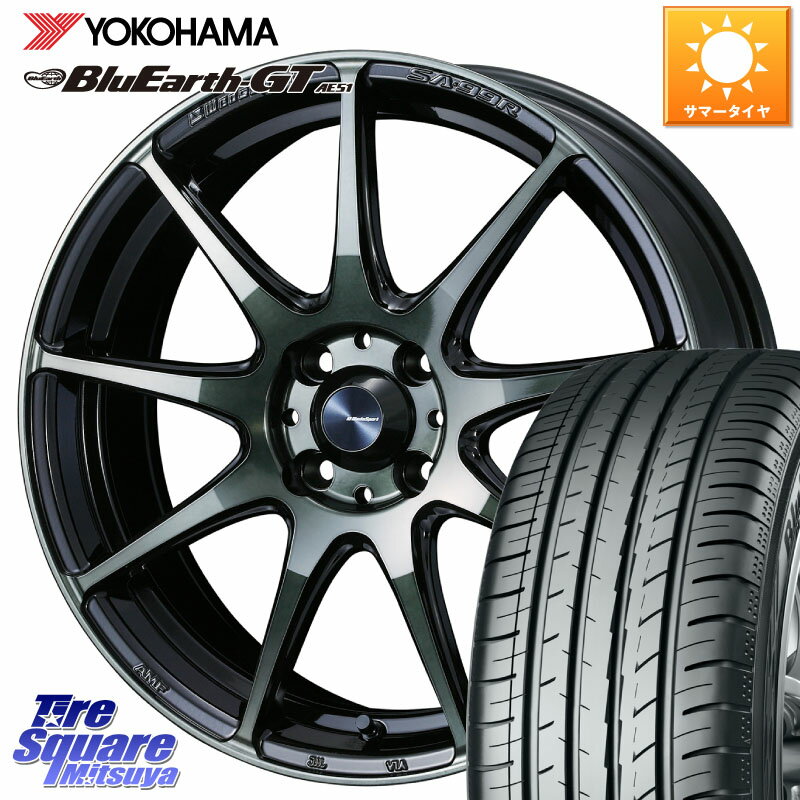 WEDS 【欠品次回07月上旬】 ウェッズ スポーツ SA99R SA-99R WBC 16インチ 16 X 6.5J +42 4穴 100 YOKOHAMA R6946 ヨコハマ BluEarth-GT AE51 195/60R16 オーラ