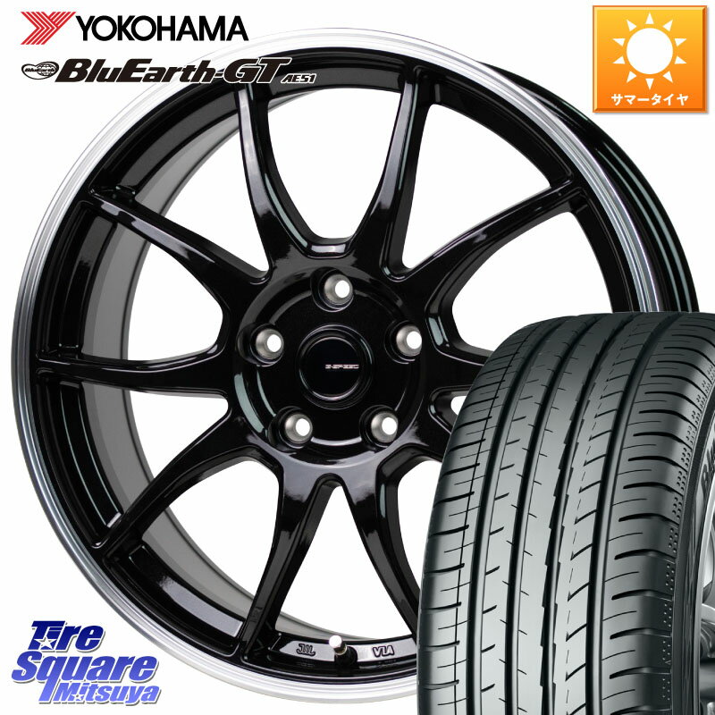 HotStuff G-SPEED P06 P-06 ホイール 16インチ 16 X 6.0J +45 5穴 100 YOKOHAMA R4618 ヨコハマ BluEarth-GT AE51 205/60R16