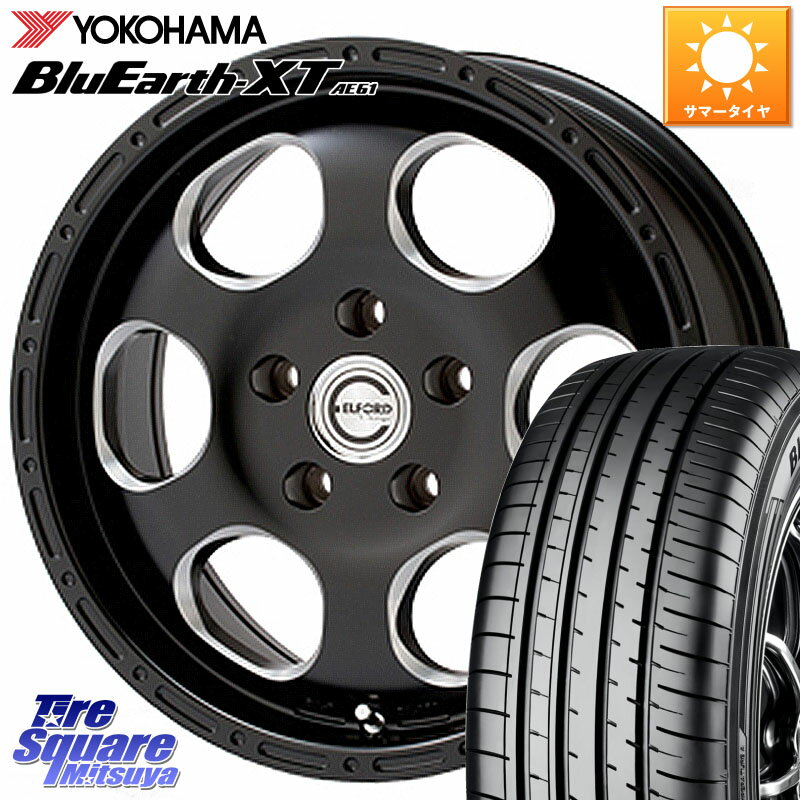 MEIWA Blood Stock One Piece ホイール 16インチ 16 X 7.0J +35 5穴 114.3 YOKOHAMA R5774 ヨコハマ BluEarth-XT AE61 215/60R16