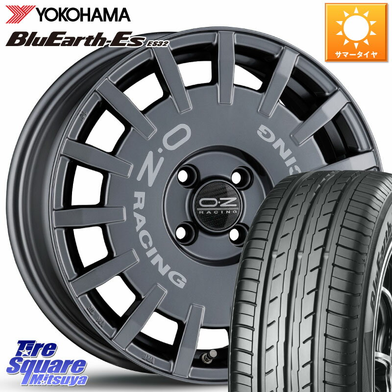 OZ Rally Racing ラリーレーシング GRA 専用KIT付属 16インチ 16 X 6.5J(LUTECIA BJ) +38 4穴 100 YOKOHAMA R2440 ヨコハマ BluEarth-Es ES32 195/55R16 ルノー ルーテシア