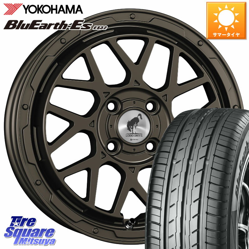 WEDS LODIO DRIVE ロディオドライブ 8M MONO モノ 15 X 4.5J +45 4穴 100 YOKOHAMA R2410 ヨコハマ BluEarth-Es ES32 165/60R15 ハスラー ソリオ デリカミニ