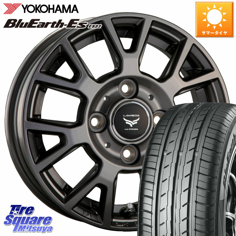 阿部商会 ティラード ラムダ 13 X 5.0J +35 4穴 100 YOKOHAMA R6277 ヨコハマ BluEarth-Es ES32 165/80R13 サクシード