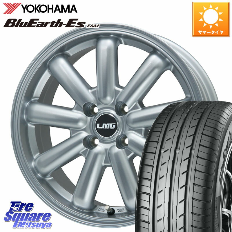 LEHRMEISTER レアマイスター LMG MOS-9 MOS9 16インチ 16 X 6.5J +42 4穴 100 YOKOHAMA R6282 ヨコハマ BluEarth-Es ES32 185/60R16 アクア