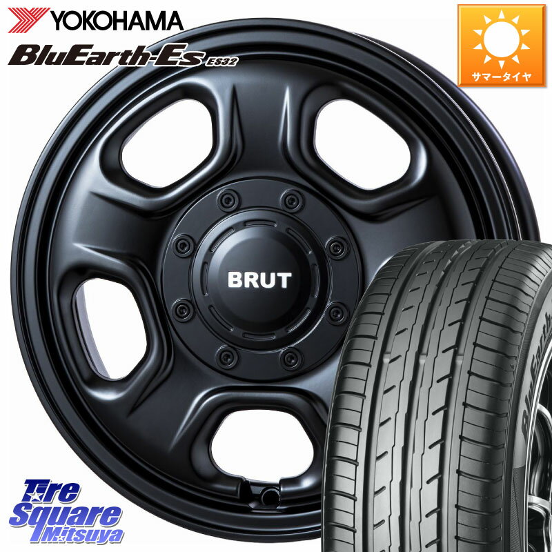 BRUT ブルート BR-33 BR33 ホイール 14インチ 14 X 4.5J +45 4穴 100 YOKOHAMA R6256 ヨコハマ BluEarth-Es ES32 155/55R14