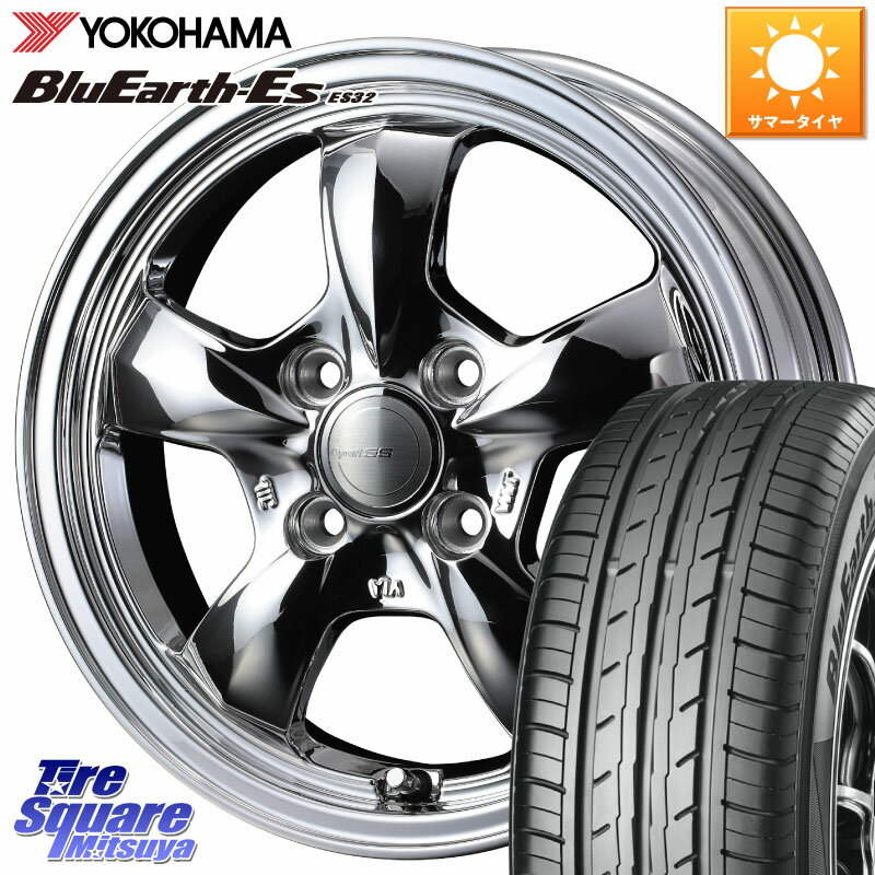 WEDS 41112 GYRAFT 5S グラフト SPT ホイール 14インチ 14 X 4.5J +45 4穴 100 YOKOHAMA R6256 ヨコハマ BluEarth-Es ES32 155/55R14