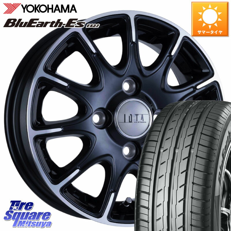 阿部商会 TIRADO IOTA イオタ ホイール 14インチ 14 X 5.0J +35 4穴 100 YOKOHAMA R6270 ヨコハマ BluEarth-Es ES32 165/65R14 ルーミー