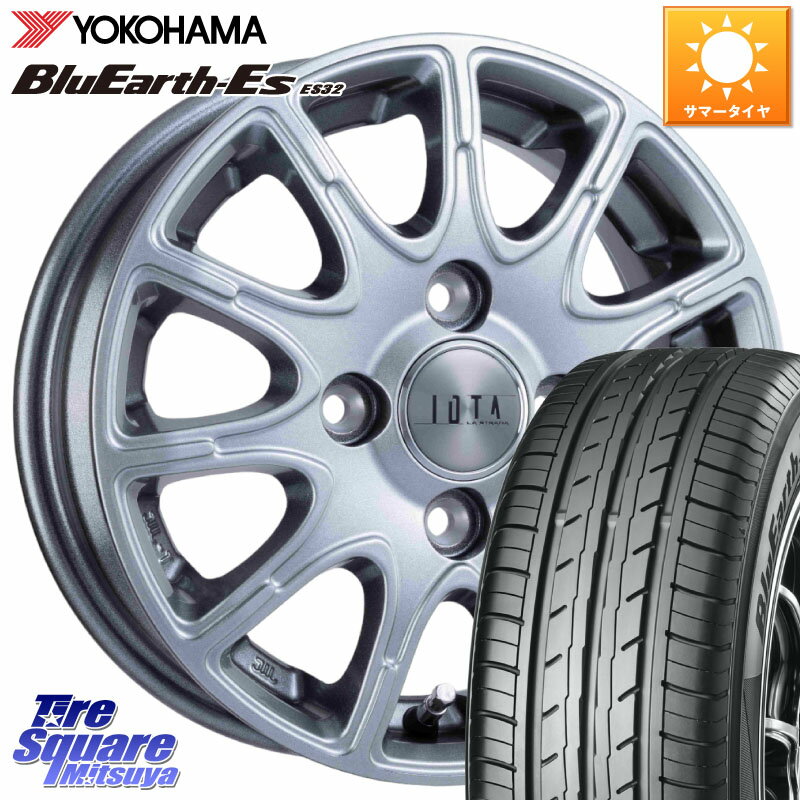 阿部商会 TIRADO IOTA イオタ ホイール 14インチ 14 X 4.5J +45 4穴 100 YOKOHAMA R6257 ヨコハマ BluEarth-Es ES32 165/55R14 ゼスト